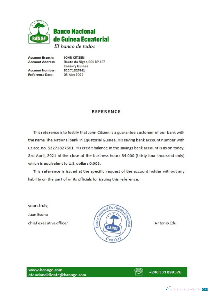 Download Equatorial Guinea The National Bank reference Photoshop template